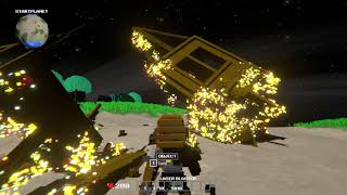 Voxel fire propagation and structural integrity test