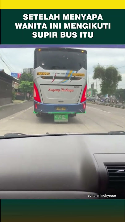 Wanita ini mengikuti supir bus itu #shorts