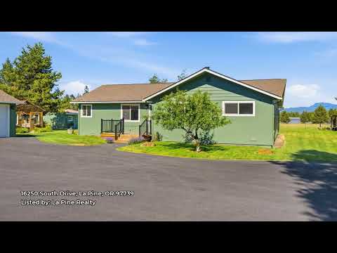 16250 South Drive, La Pine, OR home video tour