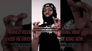 Rico Recklezz On People Being Mad Cus He Says Good Things About King Von🙏🏾 ​|⁠@CamCaponeNews|