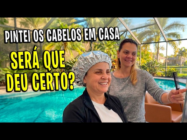 PINTANDO CABELO EM CASA 🏠  SERÁ QUE DEU CERTO? 😱