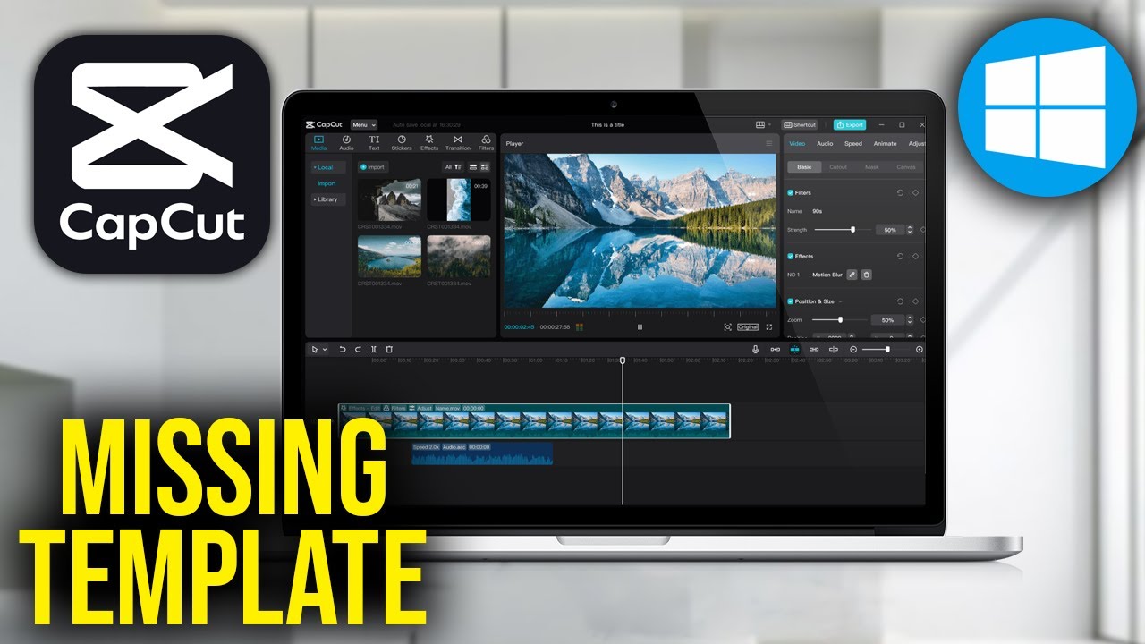How To Fix CapCut Template Missing on Windows Laptop PC - YouTube