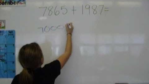 Adding Numbers Using Front end Addition