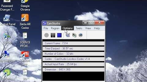 My Camstudio Tutorial (Part 1)