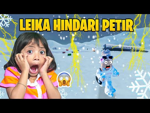 LEIKA SELAMATKAN DIRI DARI PETIR 😱😨SURVIVE FLIGHT HOUSE UPDATE [ROBLOX INDONESIA]