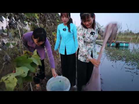 Video Tám Tuyết Cùng Mấy Bé Đi Chài Cá Đãi Mẹ Bé Ngọc Và Mẹ... - youtube