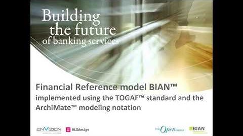 A Guide to ArchiMate and BIAN, using the Case study ArchiBank