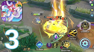 Pokémon Unite - Gameplay Walkthrough Part 3 - Pikachu (IOS,Android)