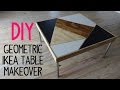 DIY Geometric Ikea Table Makeover DIY Geometric Ikea Table Makeover