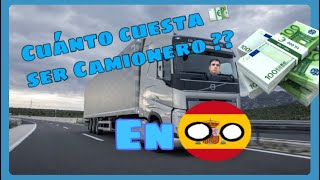 Cuánto DINERO💶 me cuesta ser CAMIONERO en ESPAÑA?Consejos