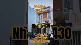 Nhà 1ty430 shr 1 trệt 1 lầu 2pn 2wc