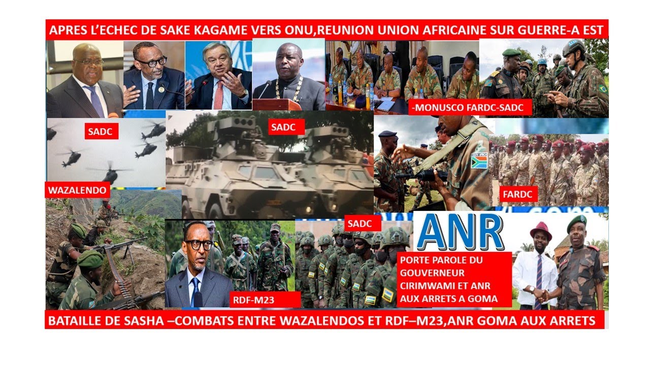 16/2/SADC A OFFENSIVE-ECHEC-KAGAME VERS ONU,GUERRE WAZALENDO-RDF,TETE-A-TETE FATSHI-KAGAME-A-UA,ANR