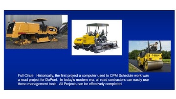 Brief History & Benefits of CPM Scheduling:  ACM