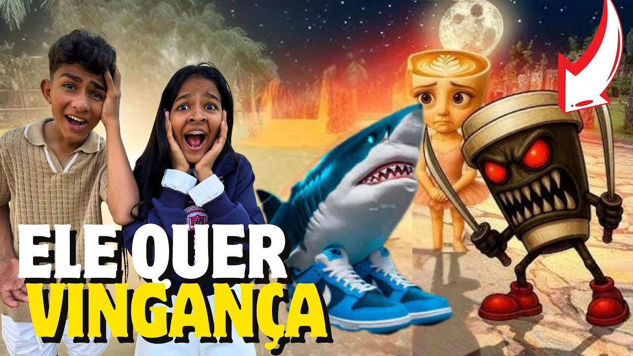 O CAPUCCINO ASSASSINO VEIO ATRÁS DE NÓS * ele quer se vingar?!!!! (Felipe e Duda)