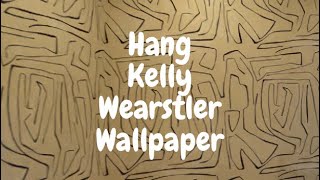 How To Hang Kelly Wearstler Wallpaper | Kelly Wearstler (Graffito) Wallpaper - Spencer Colgan