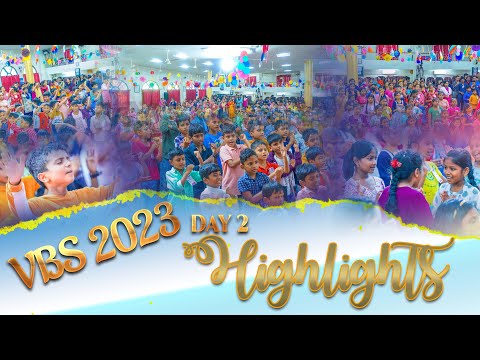 Calvary Church Chennai VBS Day-2 Highlights  #vbs #drjayapaul #highlights