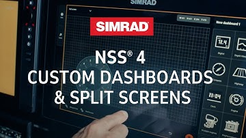 Simrad® NSS® | How to Customize Dashboards & Set Up Split Screens