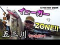 【五三川】イェーガーでZONE!!『イヨケン五三川でラン＆ガン！』#イヨケン #伊豫部健 #陸っぱり #五三川 #バス釣り #bassfishing #bigbait #イェーガー #zone
