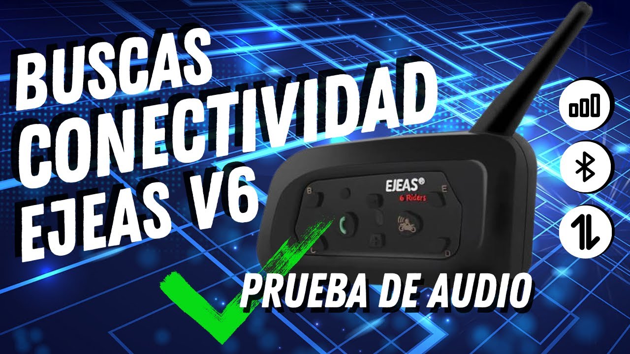 Intercomunicador Ejeas V6 PRO