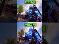 CODM Nuke - Low VS High Graphics!