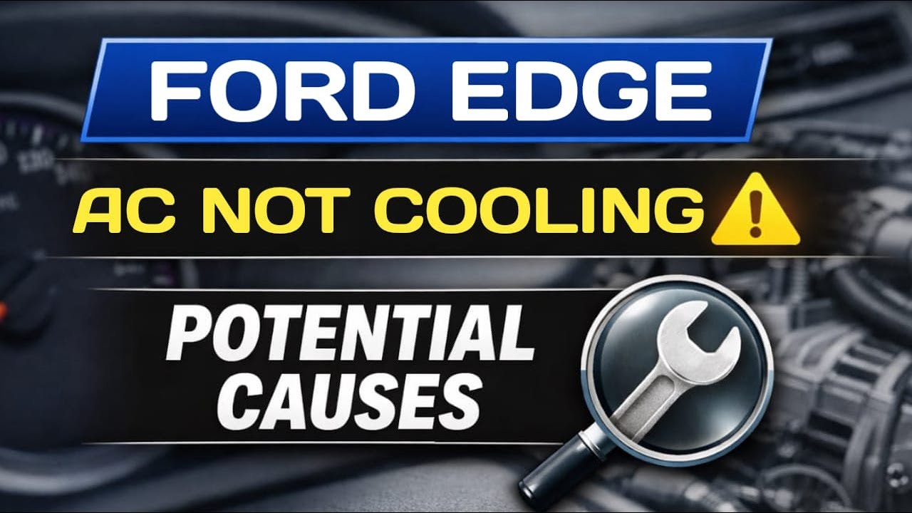 Кондиционер в Ford Edge не охлаждает – возможные причины.