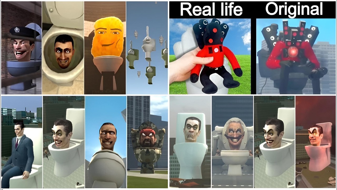 Skibidi toilet mega battle