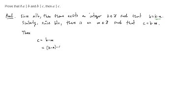 Example: Transitivity of Divides