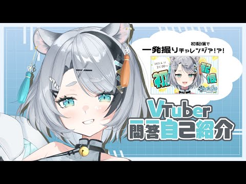 【自己紹介】初配信で！生で！一問一答やってみた♡【 #新人VTuber / 胡虎あくび】