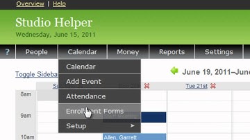 Studio Helper Managing Enrollment Forms