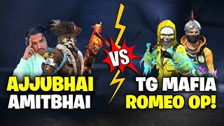 Ajjubhai Amitbhai vs Mafia and Romeo Best Clash Squad Gameplay😭😭😭Garena Free Fire- Total Gaming 2022