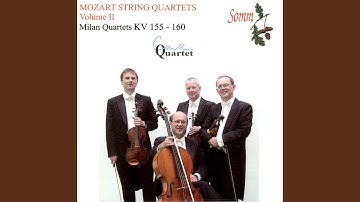 String Quartet No. 4 in C Major, K. 157: III. Presto
