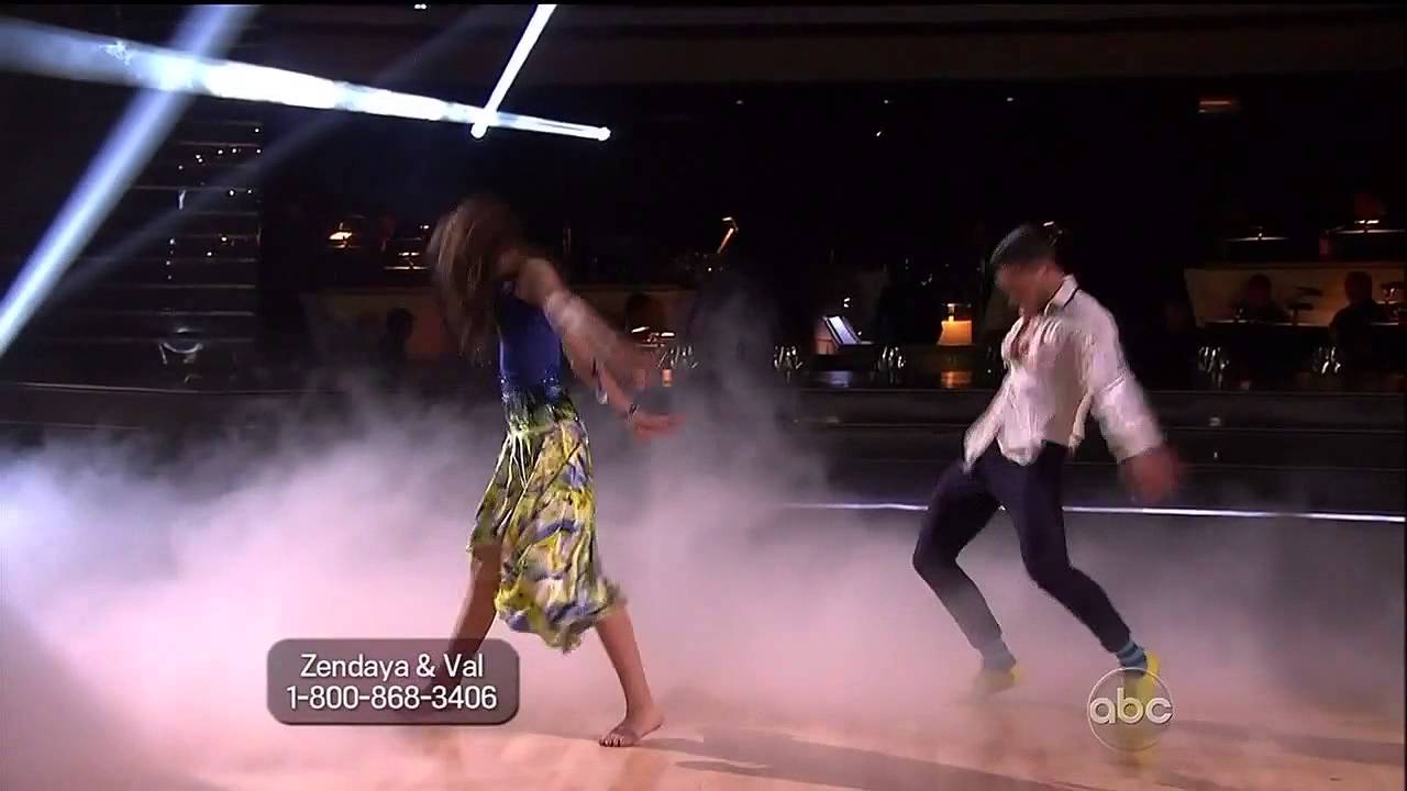 Zendaya & Val DWTS Week 01 - Contemporary - YouTube