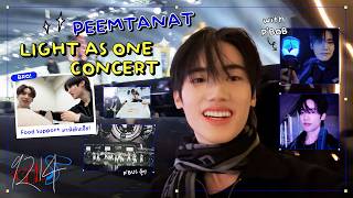 [VLOG] 9214KIDS - PEEMTANAT’s CAM l Food Support มาส่งคับเฮีย  LIGHT AS ONE CONCERT [ENG SUB] screenshot 4