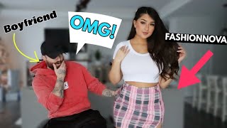 Boyfriend Rates My #FashionNova Outfits *His Reaction Is AMAZING*