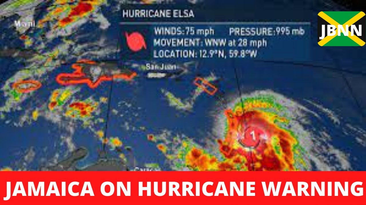 Jamaica On Tropical Storm Warning, Hurricane Watch/JBNN YouTube