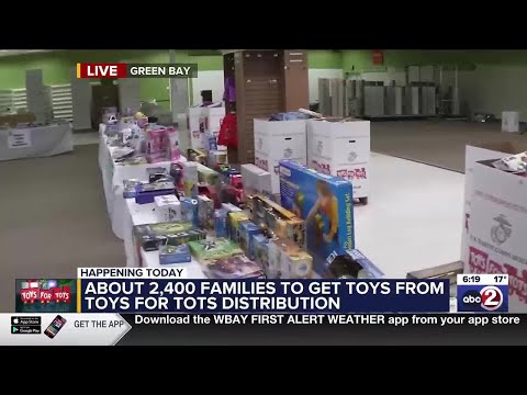 Toys For Tots Donations Ready