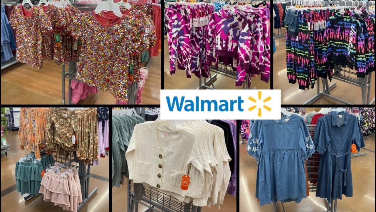 🦋WALMART GIRLS CLOTHING SHOP WITH ME‼️WALMART KIDS CLOTHES