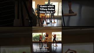 Rothestars,,, who knows which #tiffanyrotheworkouts video we were shooting ?# #fitness #shorts