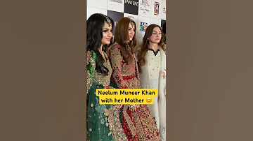 Neelam Muneer Khan spotted with her Mother #neelummuneer #neelammuneer #pakistanidrama #pakistani