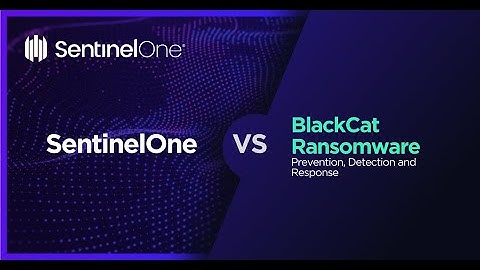 SentinelOne Vs. BlackCat Ransomware – Mitigation and Rollback
