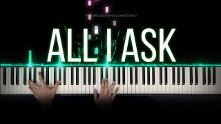 Adele - All I Ask | Piano Cover with Strings (with Lyrics)