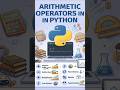 Arithmetic and Logical Operators in Python#Python #PythonOperators #LearnPython  #PythonForBeginners