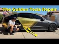 Mobile Quarter Panel Repair Phoenix Arizona The Golden Tesla