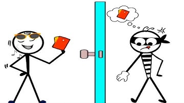 Thief Puzzle All Levels Stickman Funny Gameplay Vadio Thieft Game