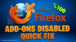 firefox extensions stopped working fix ✔️ solved