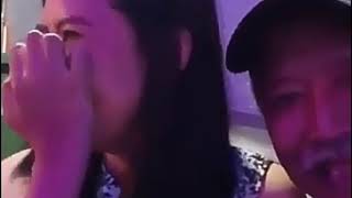 Mbah kung karaOke whit cucu tersayang.