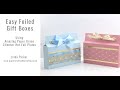 Easy Foiled Gift Boxes Using Amazing Paper Grace Glimmer Hot Foil Plates