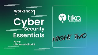 Workshop || Cybersecurity || Night Two ( 2 )