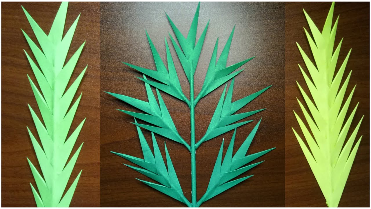 3 EASY PALM LEAVES / DIY PALM SUNDAY CRAFTS YouTube