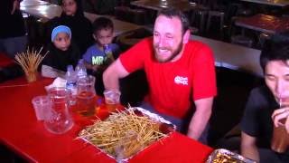 Joey Chestnut Breaks Satay record in Singapore